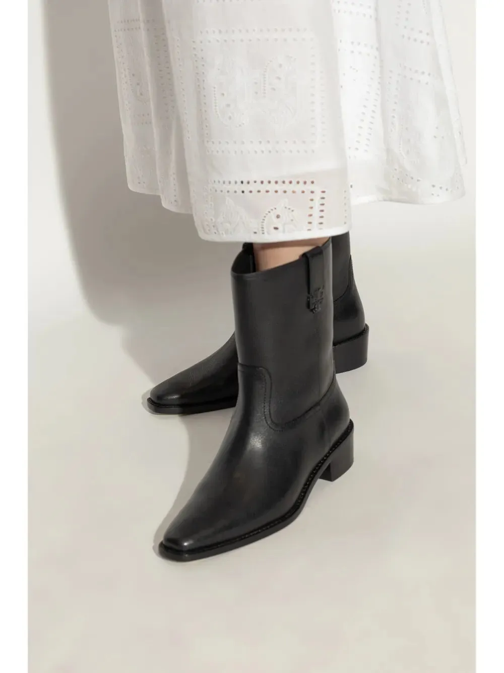 Tory Burch 45mm City Western ankle boots