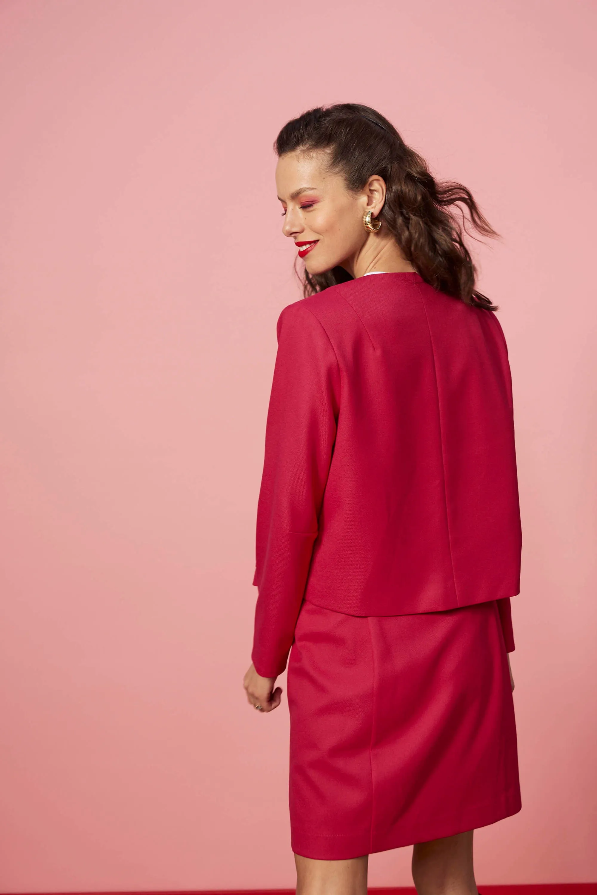 VESTE MARIA FRAMBOISE