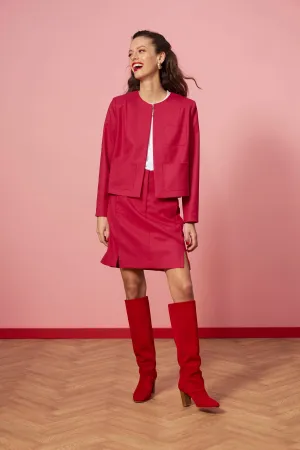 VESTE MARIA FRAMBOISE
