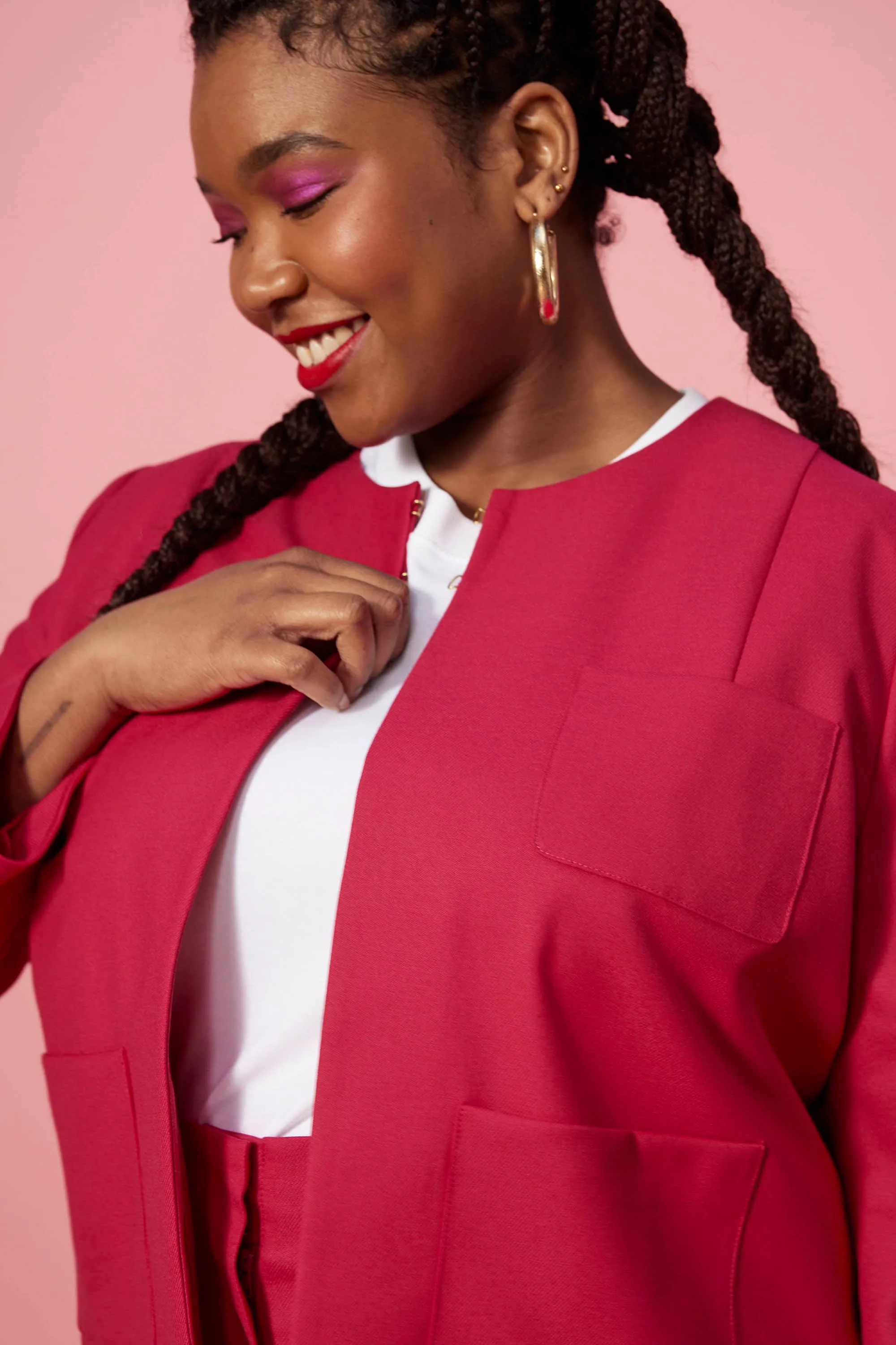 VESTE MARIA FRAMBOISE
