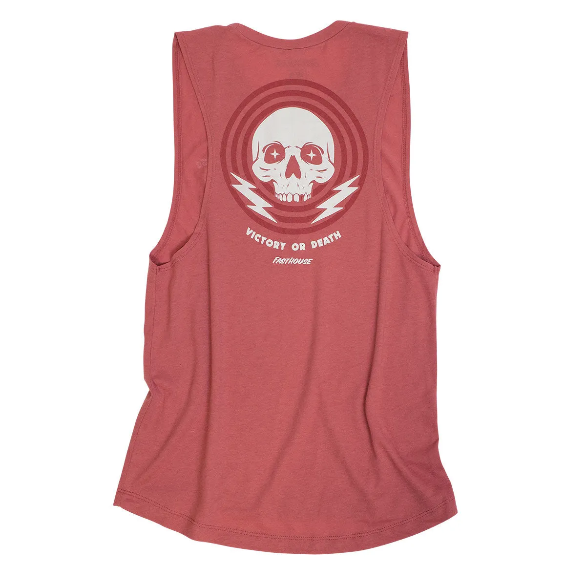 Victory or Death Women's Muscle Tank - Paprika