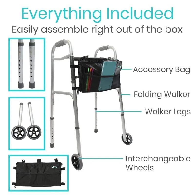 Vive Mobility Folding Walker