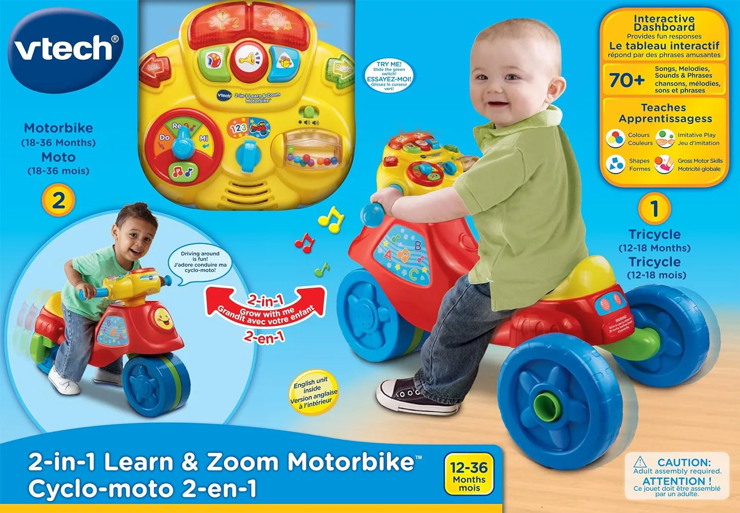 Vtech 2-in-1 Map & Go Moped™