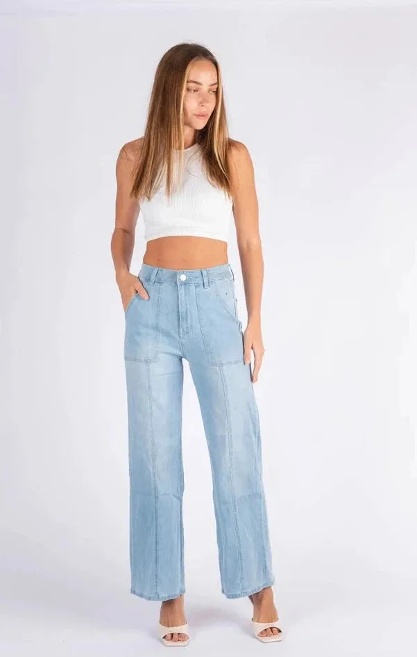 Wakee Seam Front Jeans
