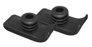 Walker Ski Glides, Black, 1 Pair - 1 Pair