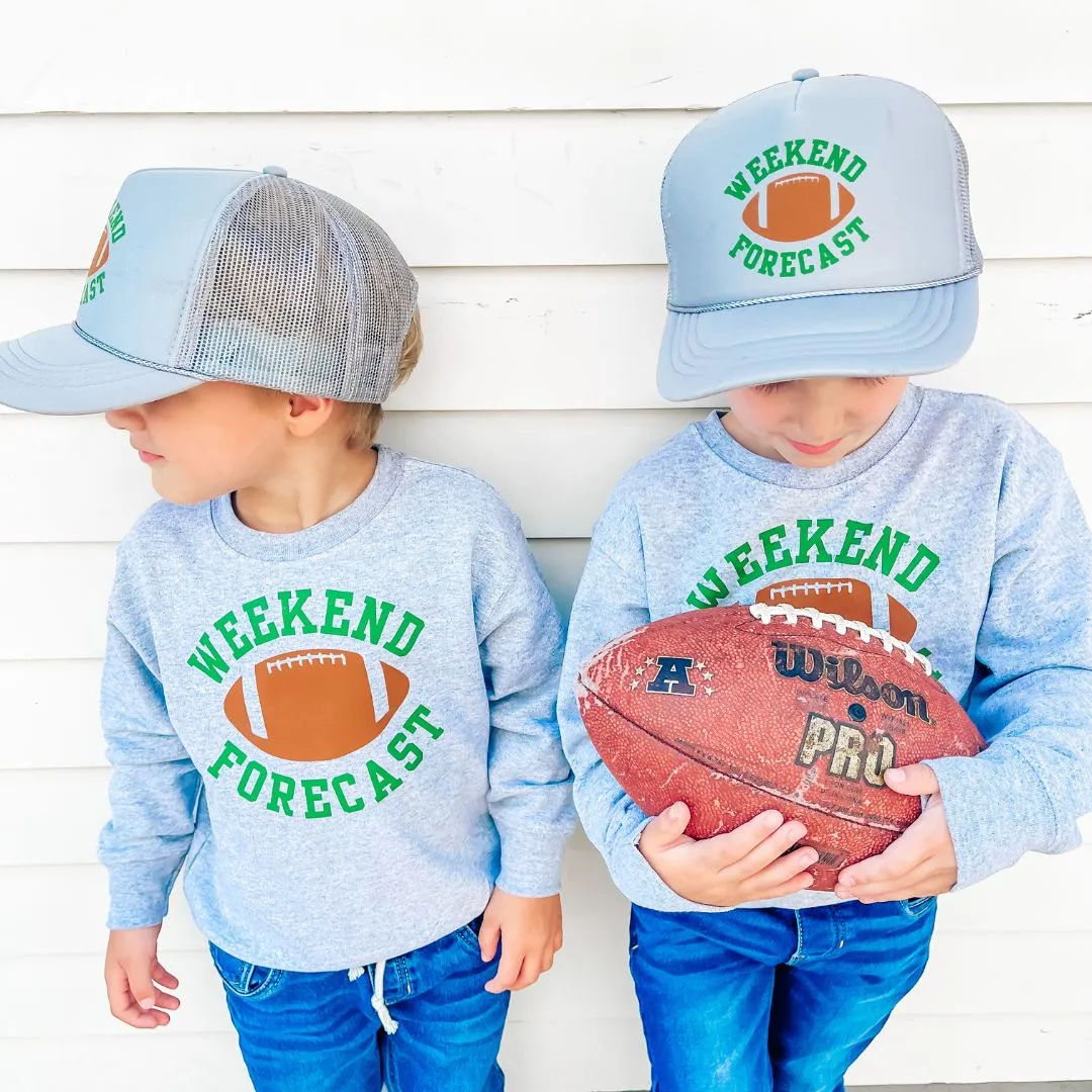 Weekend Football Forecast Trucker Hat - Grey