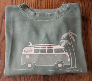 WKND EVERYDAY BUS PIGMENT DYED CREWNECK