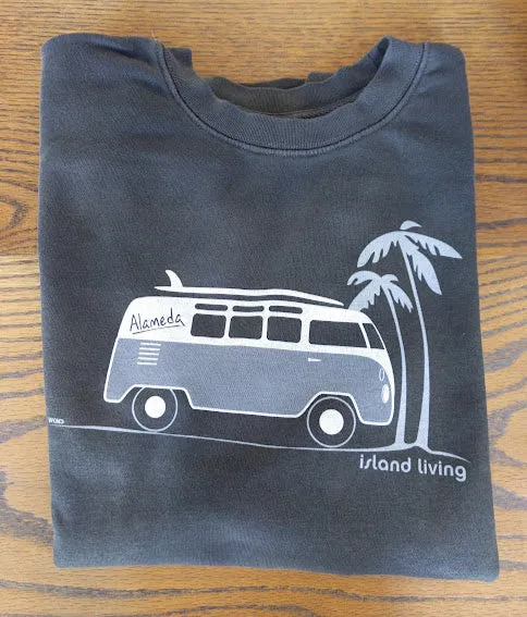 WKND EVERYDAY BUS PIGMENT DYED CREWNECK