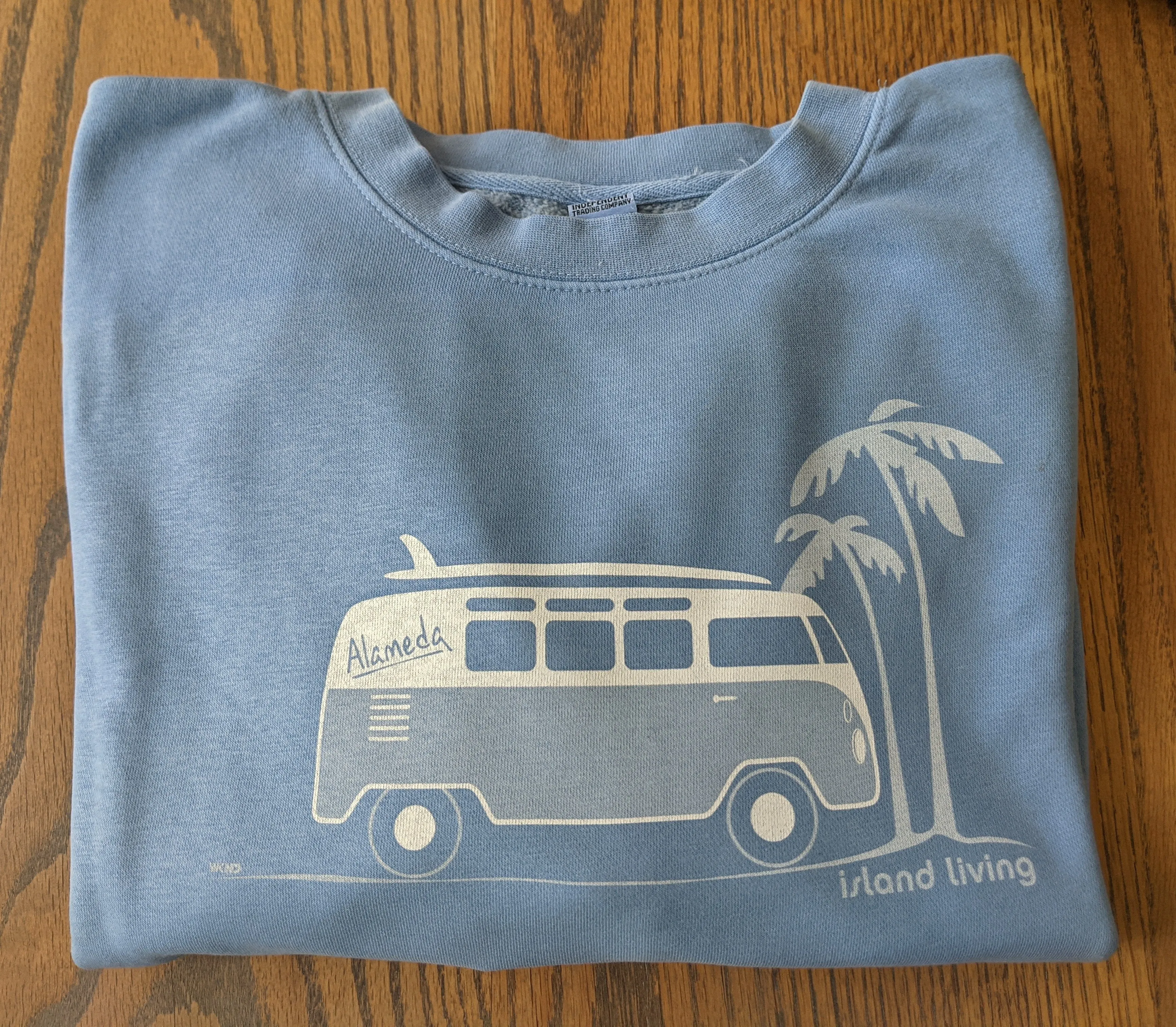 WKND EVERYDAY BUS PIGMENT DYED CREWNECK
