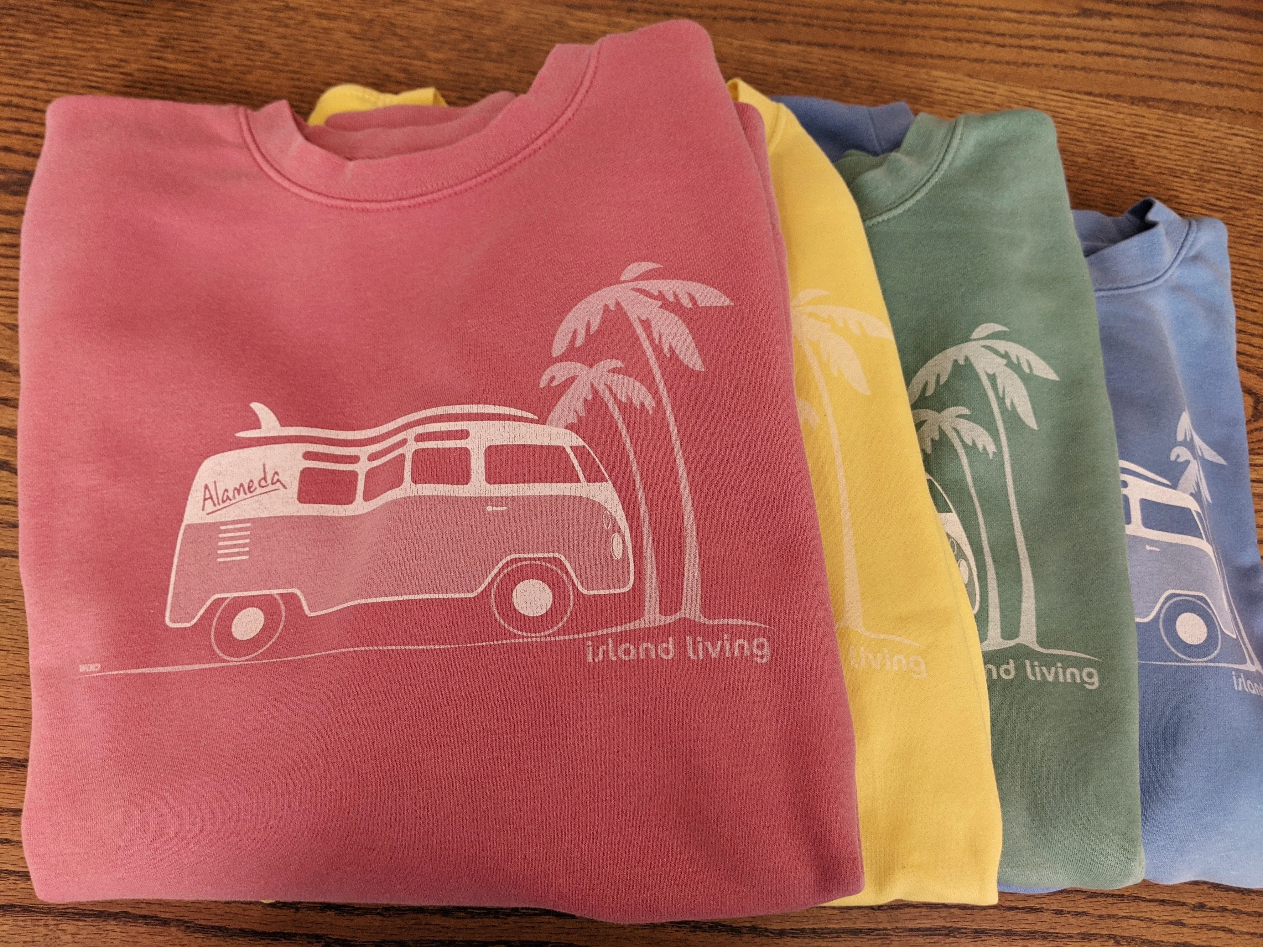 WKND EVERYDAY BUS PIGMENT DYED CREWNECK