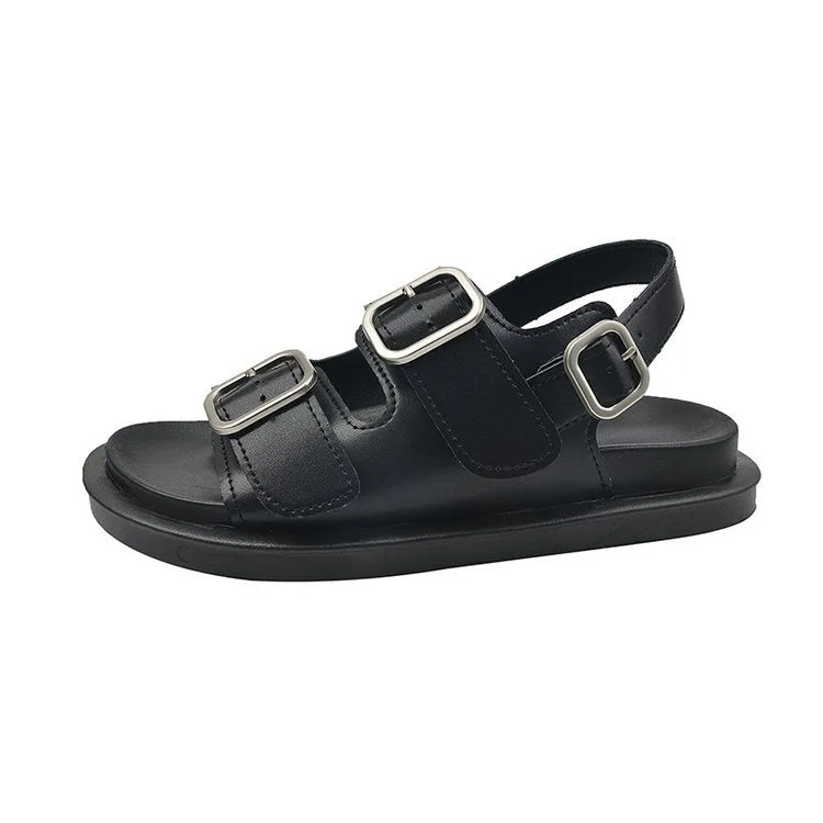 Women's Summer Outdoor Soft-soled Double-strap Platform Sandals