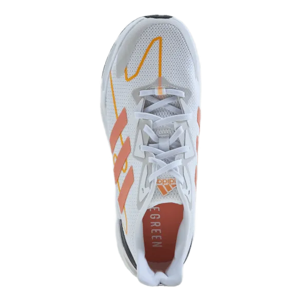 X9000L2 Shoes Cloud White / Ambient Blush / Acid Orange