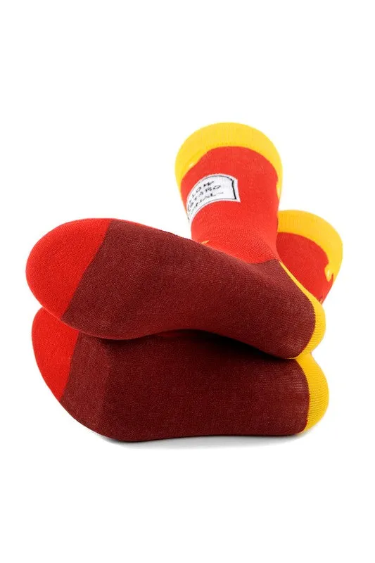 Yellow Mustard Novelty Socks